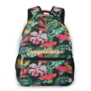 

Women Backpack Bird of Paradise Flower Print Free ship Custom DIY Offer Dropship Wholesale Casual School for Girls Boys Fashion