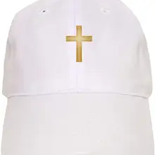 Бейсболка с золотым крестом