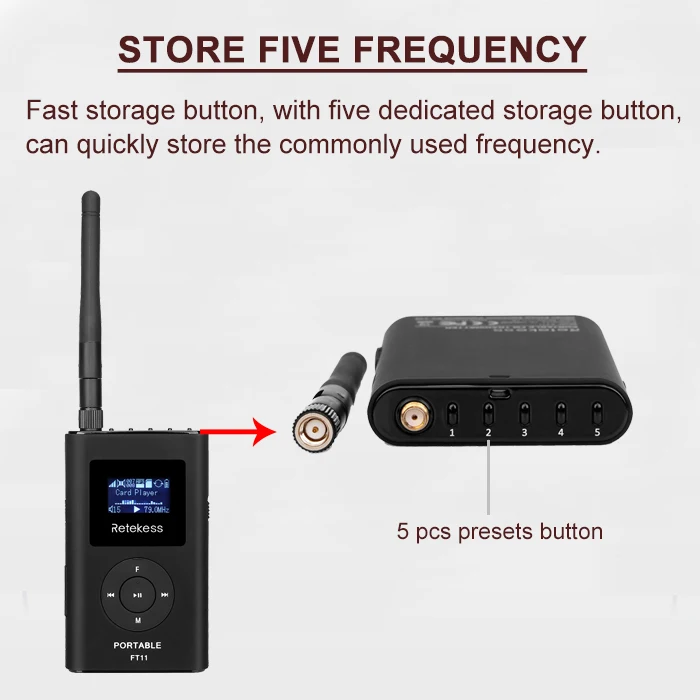 2 fm-передатчик FT11+ 10 fm-радио приемник PR13 Беспроводная система передачи голоса для обучения церковным митингам