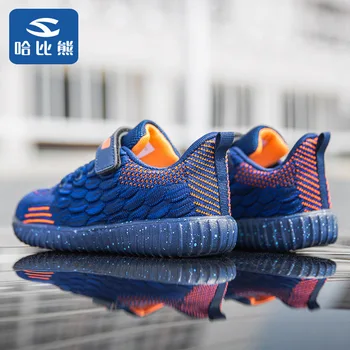 

Ha Than Xiong Tongxie Male Fly Shoes 2019 Autumn Children Shoe Leisure Time Sneakers Schoolgirl Small Coconut Shoes