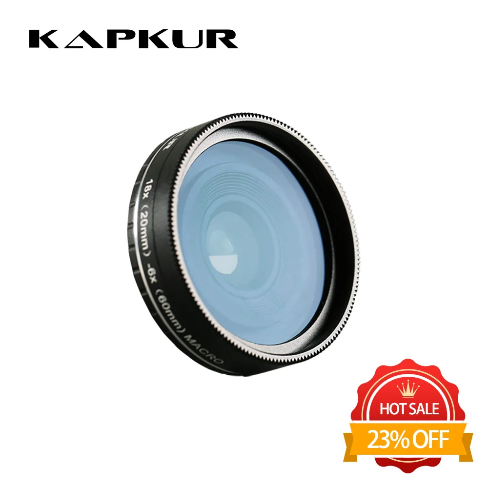  Kapkur phone lens  18X macro lens HD 4k lens for iPhone series smartphone with Kapkur phone case