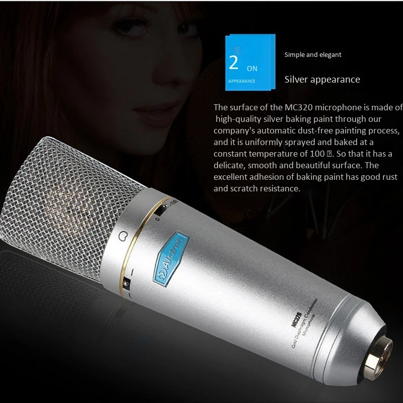 Alctron MC320 Condenser Microphone Professional