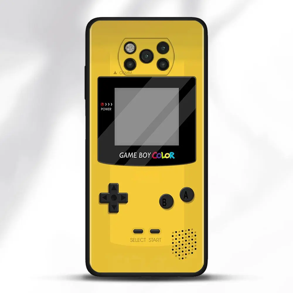 Back Case for Xiaomi Poco X3 NFC X3 F3 M3 TPU Cover for Redmi Note 8 8T 9 9T 9S 10 Pro Phone Cover Vintage Tape Camera Gameboy