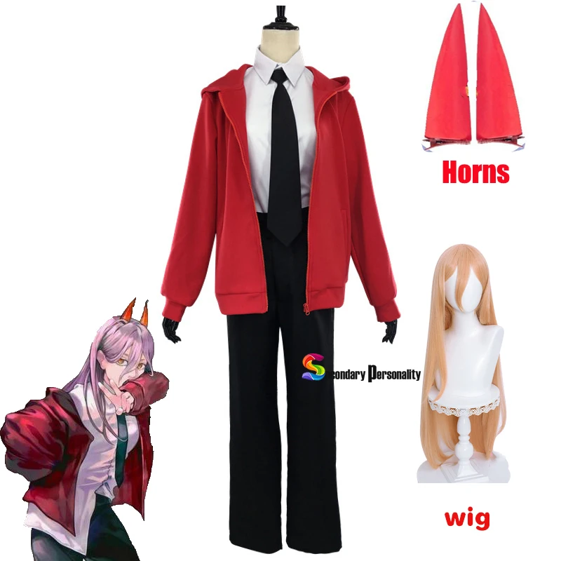 

2021 New Power clothing Anime Chainsaw Man cosplay Blood Demon Costume anime halloween costumes