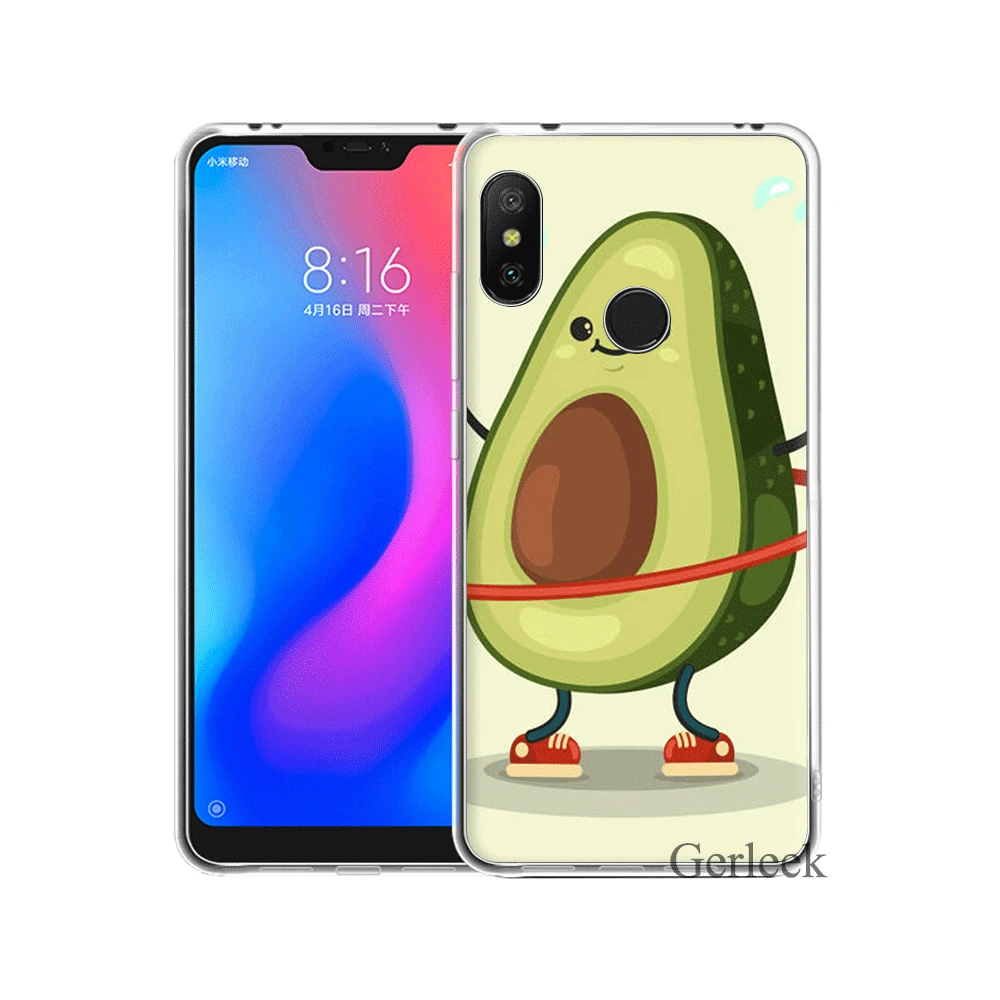 Мобильный чехол для телефона для Redmi K20 7A GO S2 4X 4A 5A 6A Note 7 Pro, жесткий чехол с милым авокадо фруктовым покрытием