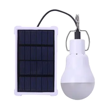 

15W 150LM Portable Solar Energy Panel Lighting System Camping Bulbs Lamp