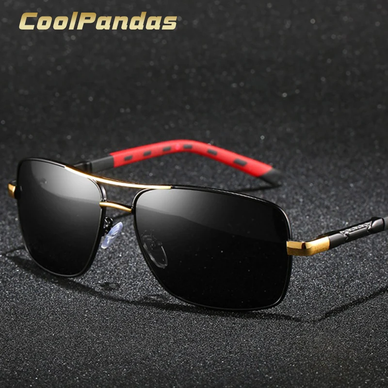 CoolPandas дизайнерские Квадратные Солнцезащитные очки для мужчин и женщин