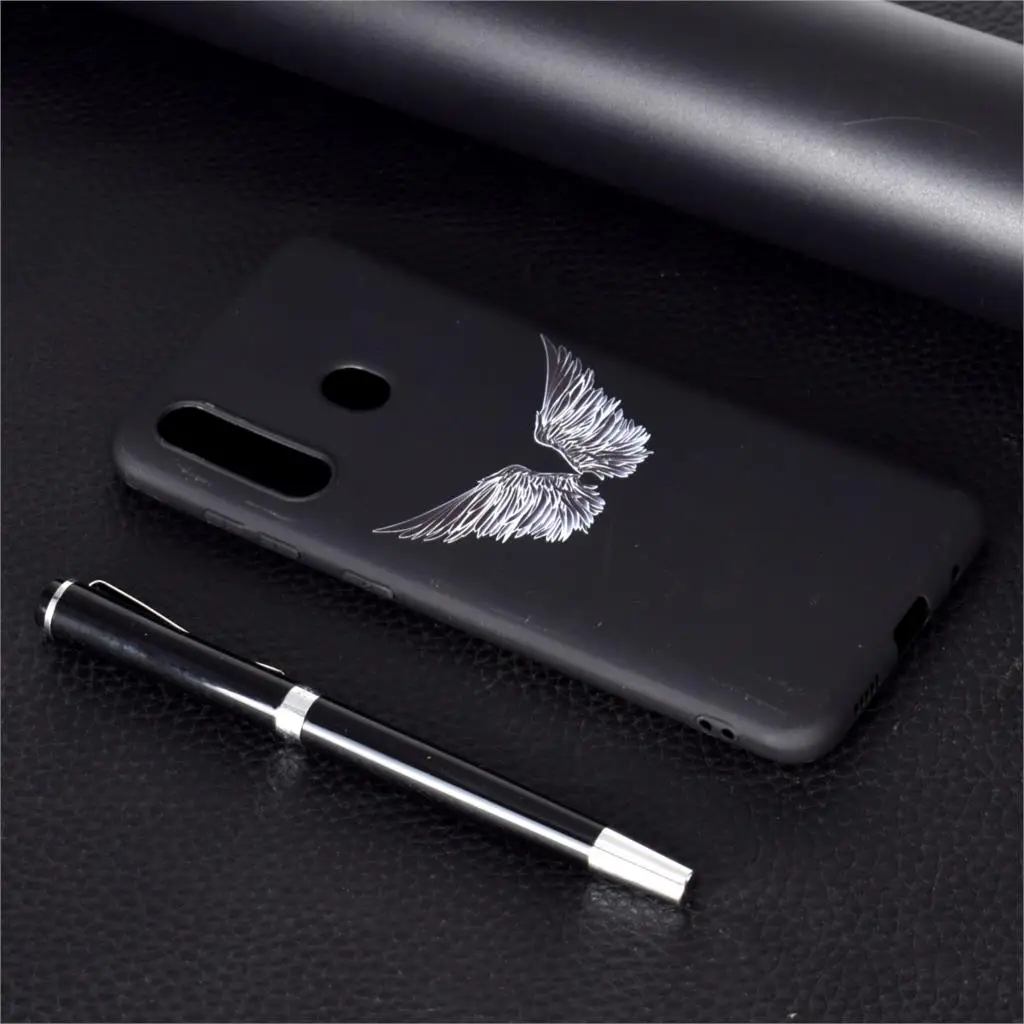 Черный матовый чехол для samsung Galaxy A50 A30 A40 A10 M10 M20 M30 M40 A20 A20E A60 A70 A80 A90 мягкий из термопластика силиконовый чехол для мобильного телефона чехол-накладка