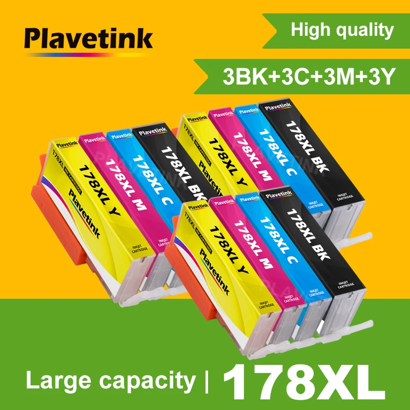 Plavetink Per Hp 178 178Xl Compatibile Cartuccia Di Inchiostro Di Ricambio Per Hp Photosmart 4620 5510 5520 5515 5521 6510 6520 Stampante Inchiostro