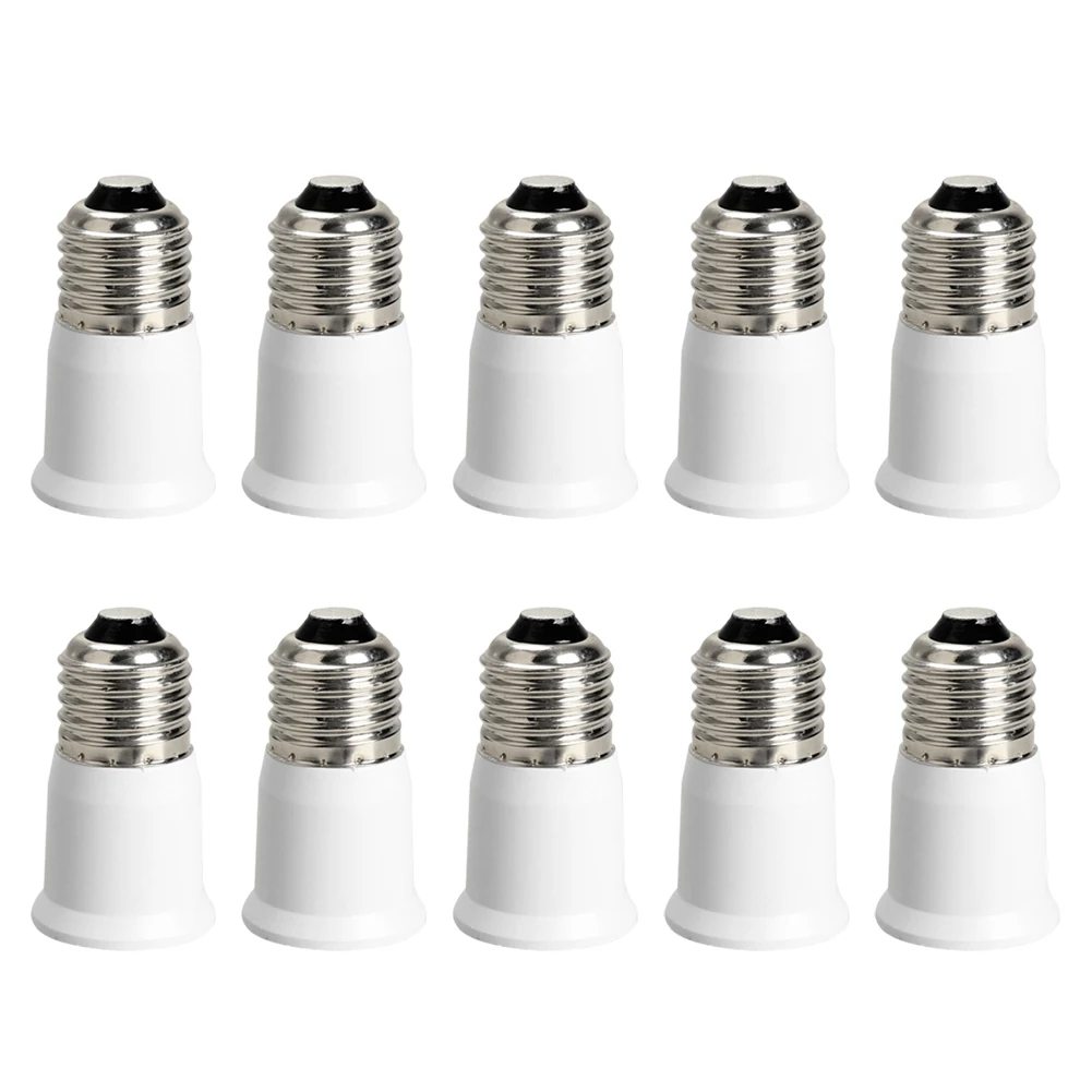 ISDI Portalampada E27 3 In 1 - Adattatore Splitter Regolabile 360° Per Lampadine LED, 3 Attacchi, Bianco - 3