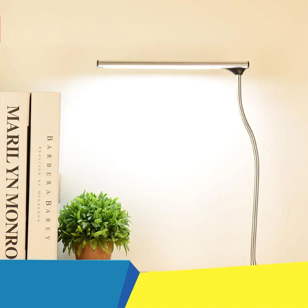 

LED clip reading light USB charging reading light touch switch bedroom dormitory bed learning to read charging clip table lamp