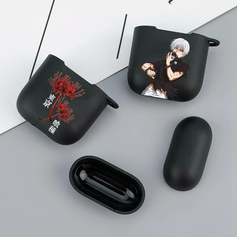 Tokyo Ghoul трендовая аниме Kaneki Ken задняя крышка мягкий чехол для Airpods беспроводной
