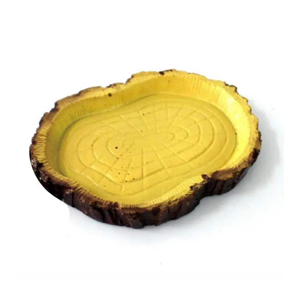 Ciotola Per Rettili BPTRKOM - Vassoio Cibo/Acqua Per Tartarughe, Gechi, Serpenti - PVC Facile Da Pulire - Foto 4