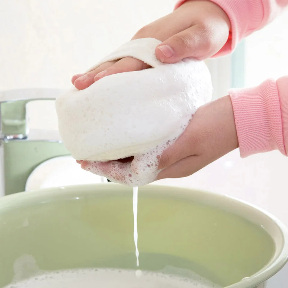 Loofah Bath Sponge Shower Body Cleaning Glove Tool Scrubber Ponge Brush Pad Horniness Remover Bathroom Supplies Random Color 6