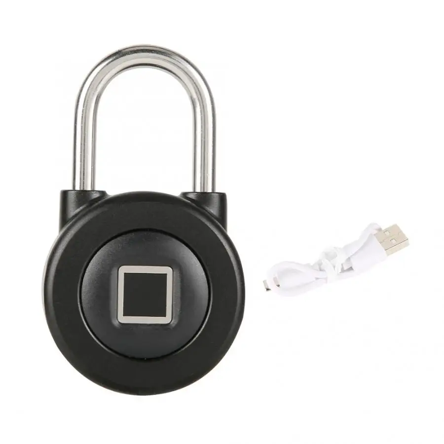 Умный замок отпечатков пальцев перезаряжаемый Bluetooth телефон приложение USB Умный Замок IP65 Водонепроницаемый замок candado