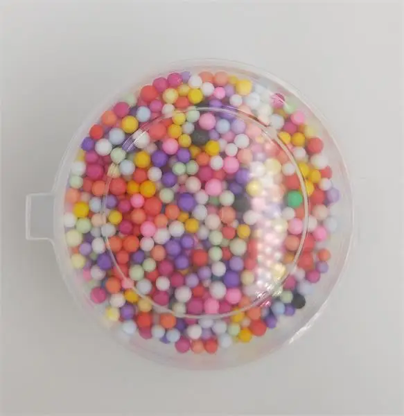 Пушистый слайм поставки Goo DIY воздушный мягкий глиняный полимерный динамический пенопластовый шар легкий хлопок антистрессовый игровой тесто шпатлевка для детей - Цвет: Color bubble ball