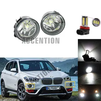 

Car-Styling Front LED Fog Light Fog Lamp With LED Bulbs LED Fog Lamp For BMW X1 F48 2016 2017 2018