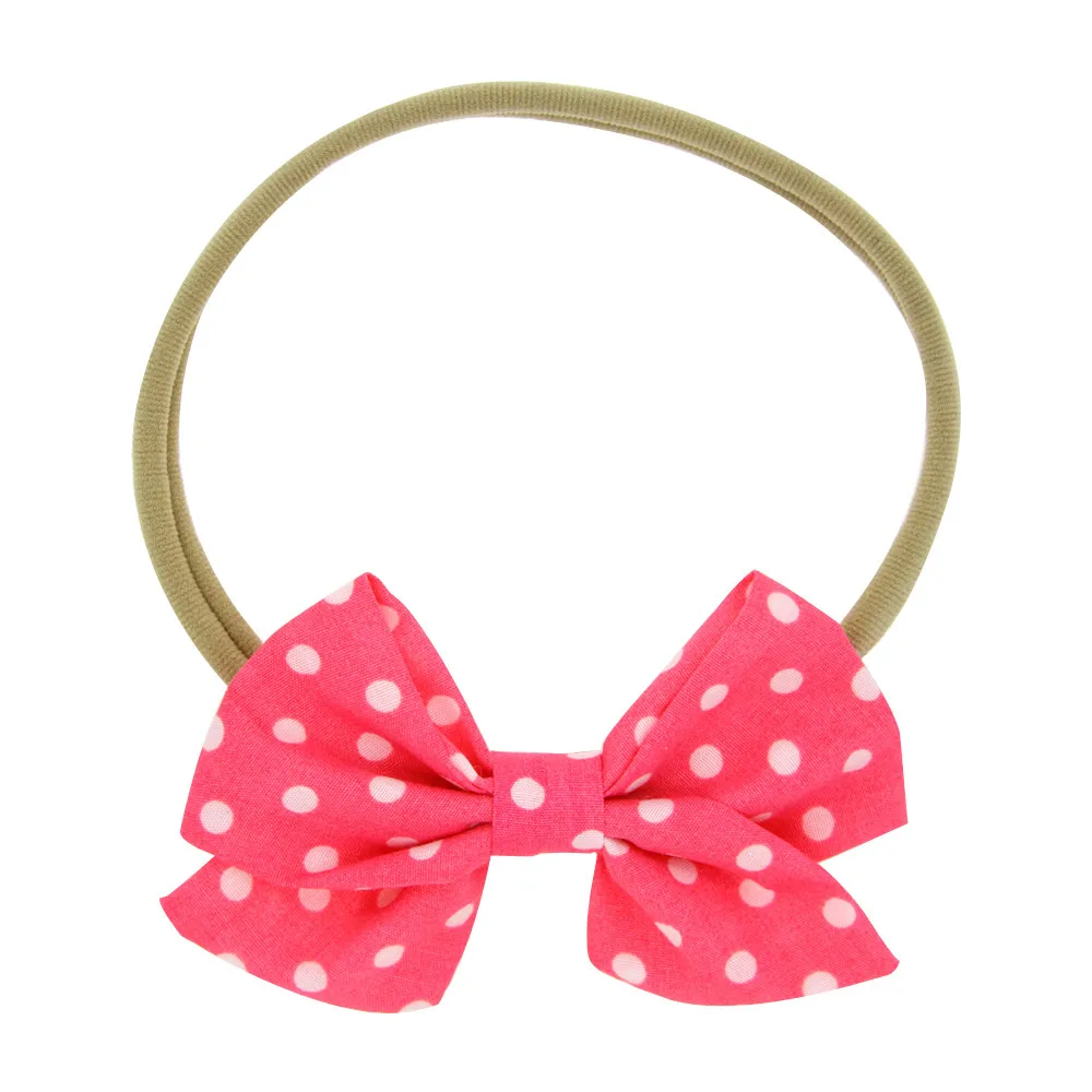 1pc Baby Girl Headbands Hairband Printed Bows Haarband Hair Accessories Шапка Детская Diadema Bebe |