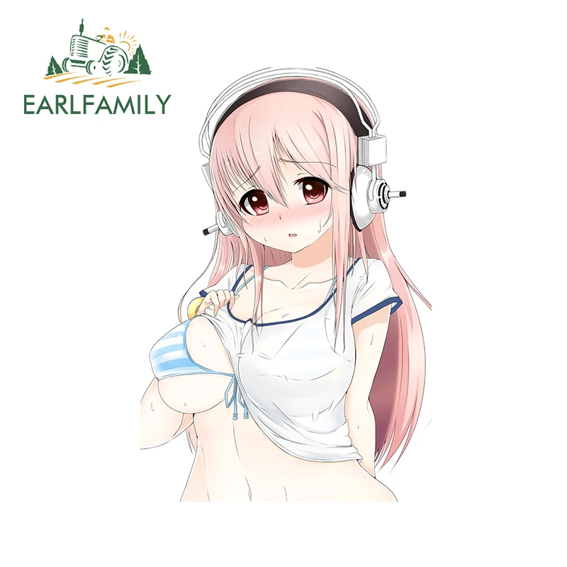 

EARLFAMILY 13 см x 8,7 см для Super Sonico мотоциклетные автомобильные наклейки Стильная наклейка на лобовое стекло водонепроницаемая защита от царапин