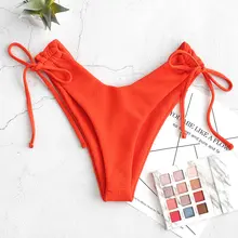 Плавки бикини с завышенной талией и текстурой Zaful