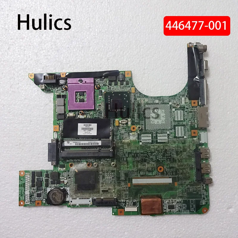 Hulics Original 446477-001 mainboard fit for HP PAVILION DV6000 446477 laptop motherboard DA0AT3MB8E0 REV:E main board | Запчасти для