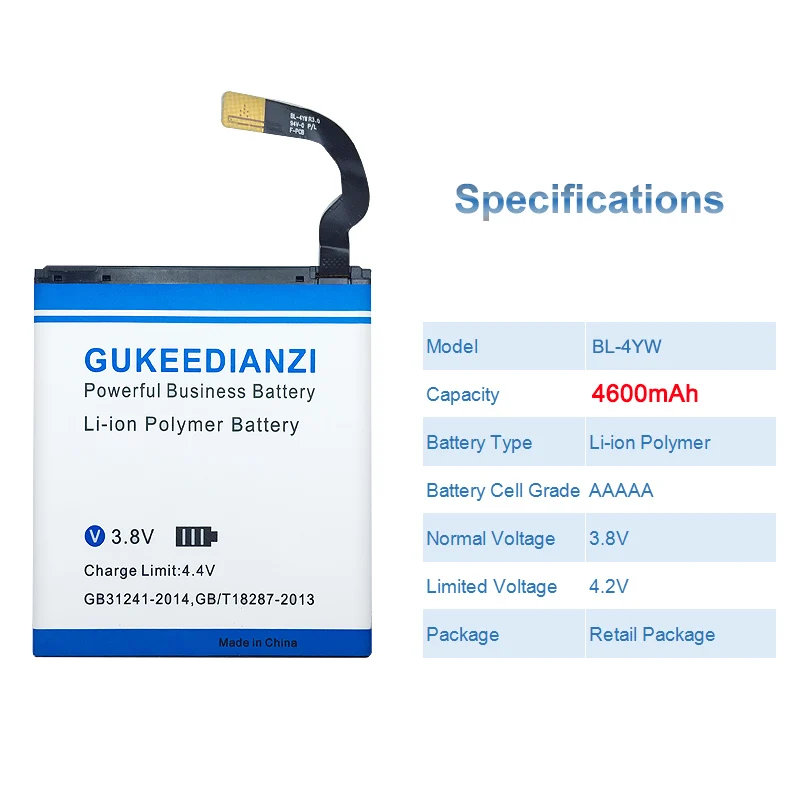 GUKEEDIANZI BL-4YW 4600 мА/ч, замена Батарея чехол с подставкой и отделениями для карт для Nokia Lumia 925 925 т 922 RM-893 RM-892 RM-955 Подиум RM 892 893 955 акумуляторная батарея