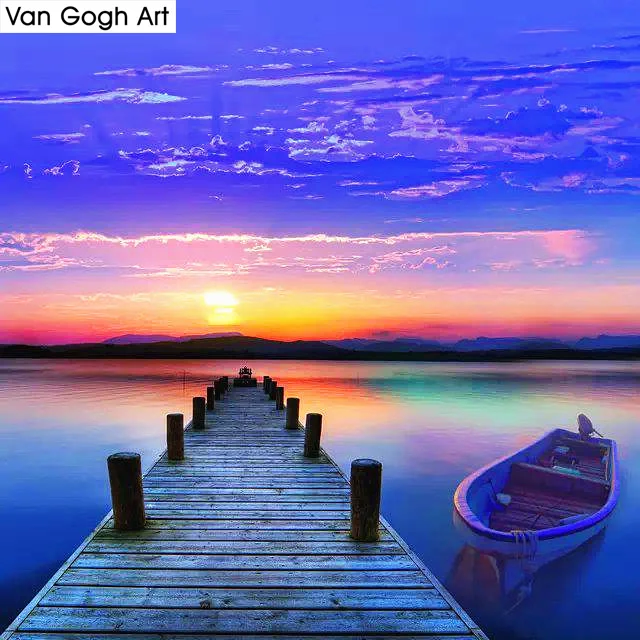 

5D DIY Diamond Painting Landscape Full Diamond Embroidery Beautiful Scenery Mosaic Picture of Rhinestone Home Decor Gifts