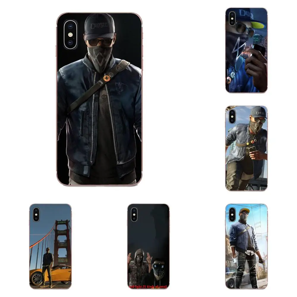 Мягкие сумки из ТПУ чехол для LG G2 G3 G4 G5 G6 G7 K4 K7 K8 K10 K12 K40 мини стилус ThinQ 2016 2017 2018 Watch Dogs
