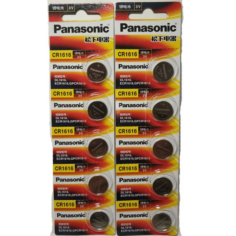 20шт Подлинная Panasonic аккумулятор cr1616 3v кнопочный Миниатюрный элемент питания для часов компьютерная игрушка re