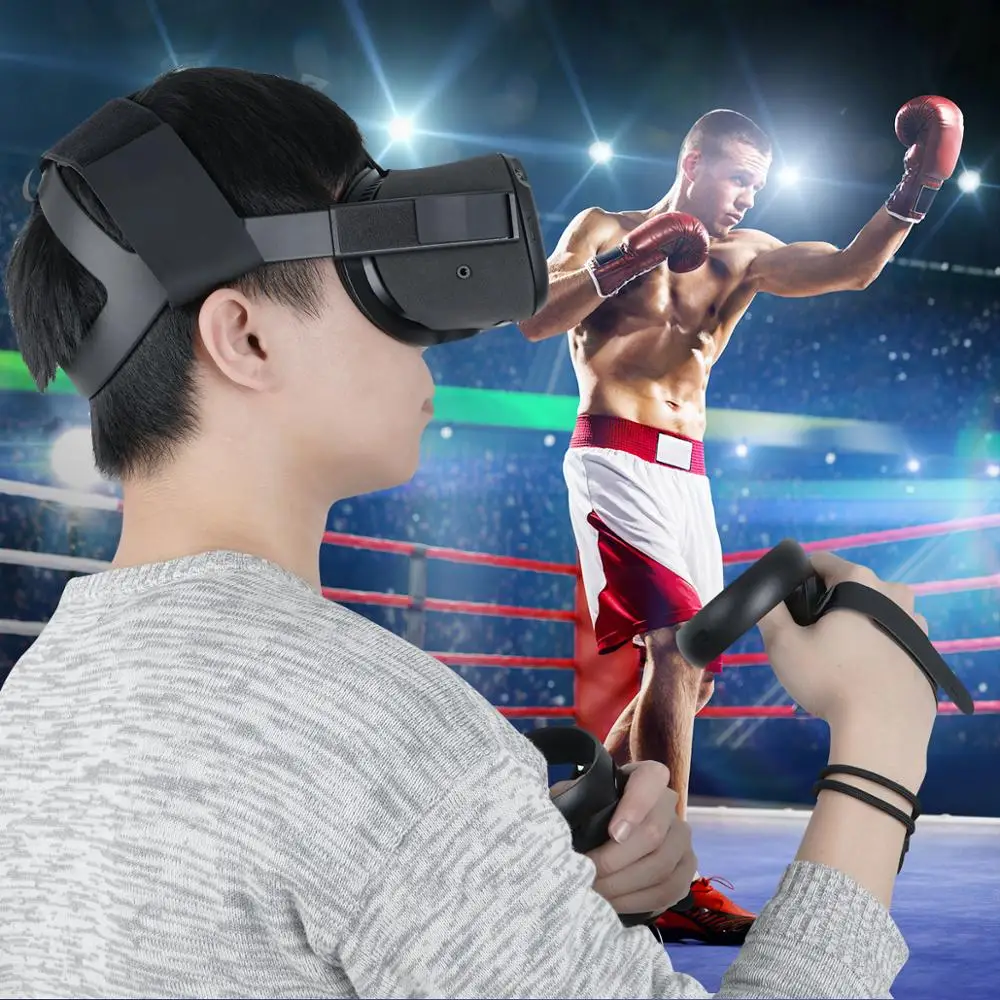 Oculus Quest повязка на голову с 1 парой лямки для Virtual Controller аксессуары|Аксессуары