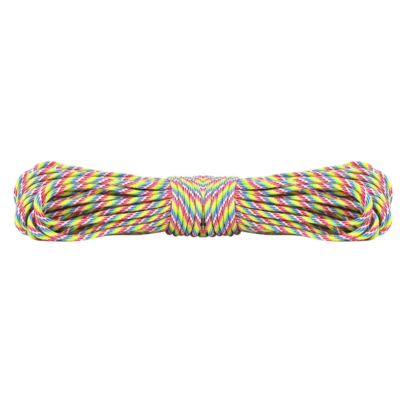 Многофункциональная альпинистская походная палаточная витая веревка Paracord 550 парашютный шнур веревка наружные аксессуары Новинка - Цвет: WM