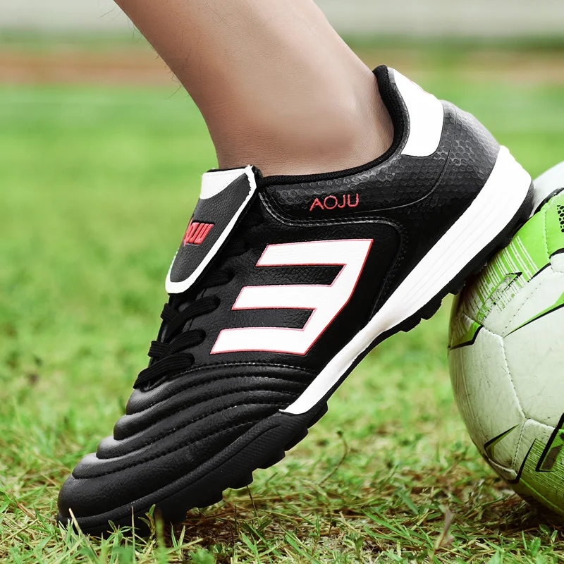 Мужские футбольные бутсы, спортивный для футбола, обувь, новинка, кожа, большой размер, высокие бутсы для футбола, тренировочные футбольные кроссовки для мужчин