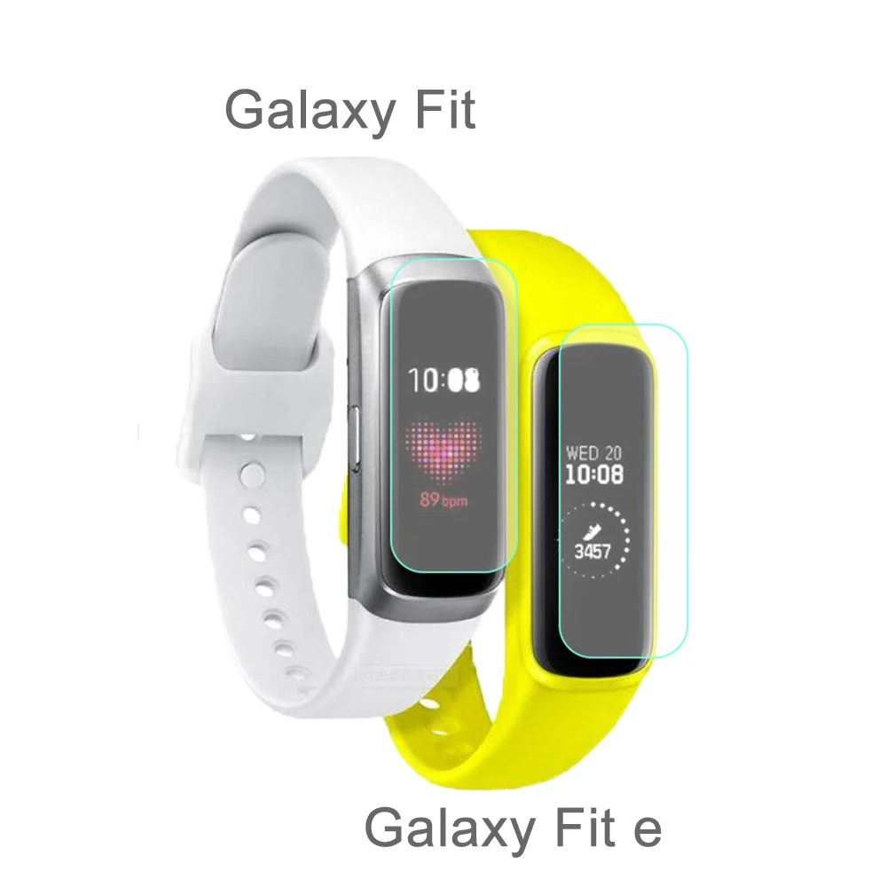 New 5 Pcs TPU Soft Smart Watch Screen Protector Ultra Thin Film Anti-Scratch Tempered Glass Film for Samsung Galaxy Fit& Fit E