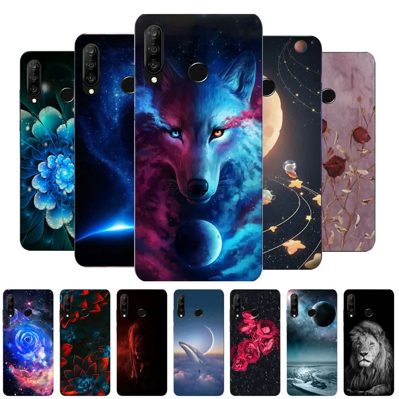Чехол для Huawei Honor 20 Lite чехол 2020 бампер из силикона и ТПУ мягкий с рисунком