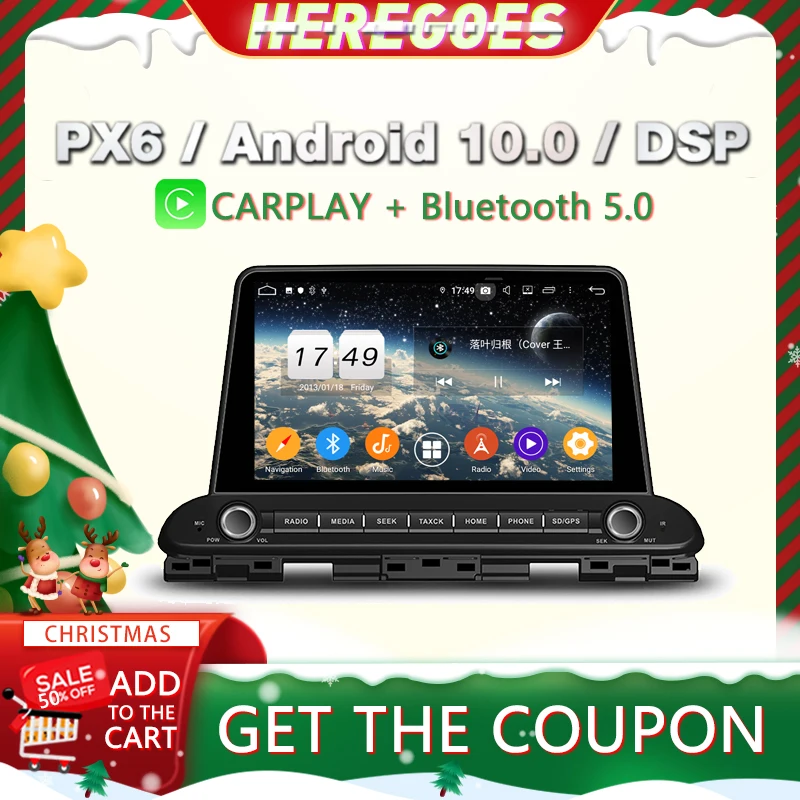 Carplay DSP Android 10 0 4 Гб ОЗУ 64 ПЗУ 8 ядерный автомобильный DVD плеер Wifi Bluetooth 5 GPS карта RDS