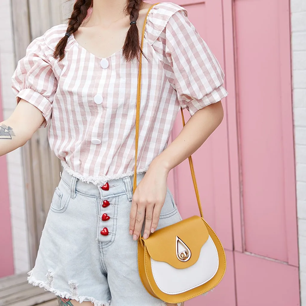 

Crossbody Bags For Women Fashion Lady Shoulders Small Backpack Cover Letter Purse Mobile Messenger Bag Sac Main Femme