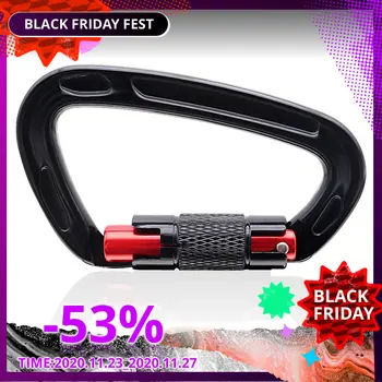 

D Shape Mountaineering Buckle Snap Clip Plastic Steel Climbing Carabiner Hanging Keychain Hook Fit Outdoor Army