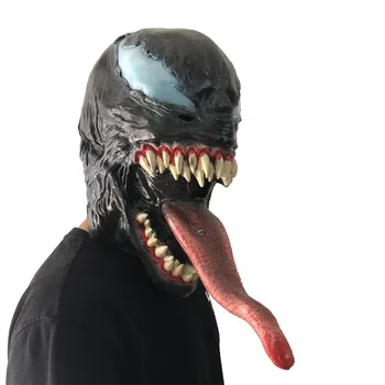 

Cosplay Scary Halloween Mask Horrible Latex Nun Venom Mask Melting Face Costume Halloween Masquerade Freeshipping