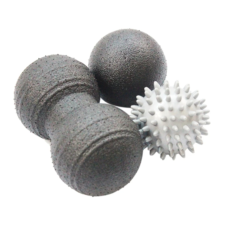 Massage Ball Set Health Peanut Massage Ball Spike Hand Fitness Ball Yoga Myofascial Release Gym Sport Body Massager Roller