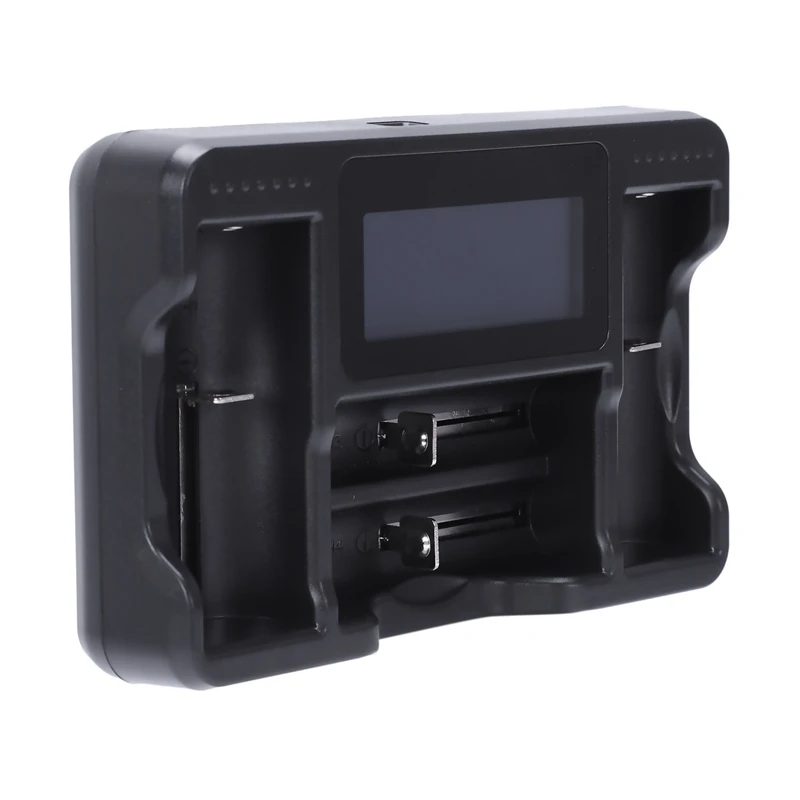 

Universal 18650 26650 Battery Charger 4 Slot Lcd Display Charger Micro-Usb Interface Lithium E-Cigarette 5V 1-2A Battery Charge