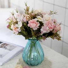 1PcRetro пион украшение шелковые искусственные цветы розы свадебные искусственные цветы праздничные предметы домашнего обихода Домашний Декоративный букет