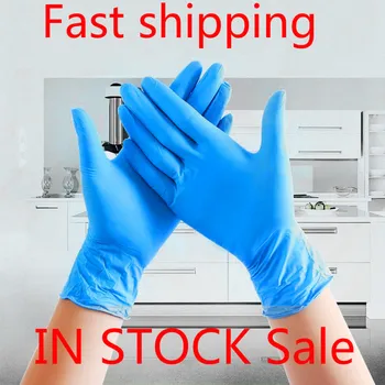 

200/100/20PCS Disposable Kitchen Latex Gloves Waterproof Kitchen Baking Wear-resistant Thickening Clean Gloves Dropship IN STOCK