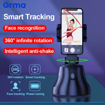 

Grma Desktop Gimbal Smartphone Shooting Face Object Auto Tracking Portable Bluetooth Selfie Stick Photo Live Gimbal Stabilizer