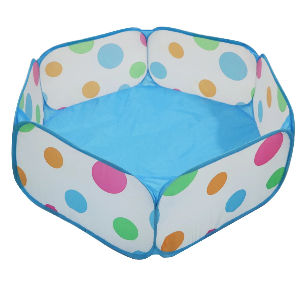 Colorful Dots Ball Pit Pop up Play Tent for Kids Indoor Outdoor Use, 100x29cm