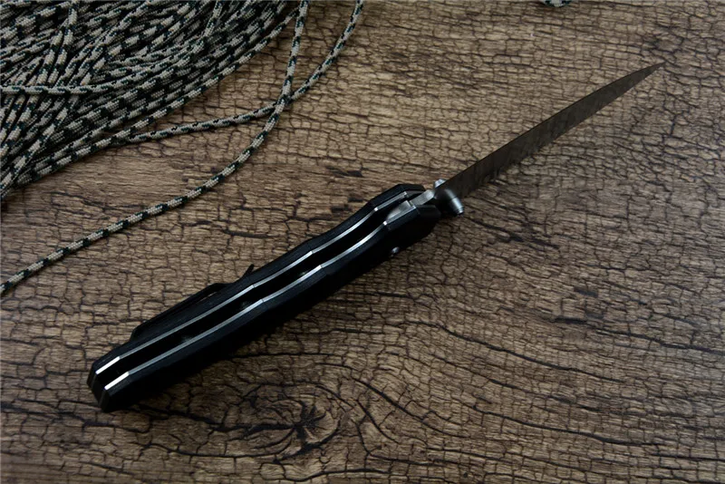 Y-START butterfly 427 folding knife S30V satin blade brass washer G10 handle outdoor camping hunting pocket knife EDC tools