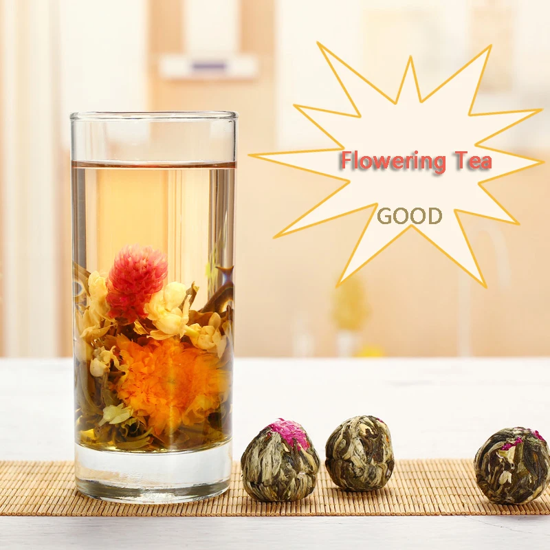 Цветочный чай ремесло жасмин дракон жемчуг двойной дракон опера Жемчуг вышитый мяч цветочный чай 250 г посылка