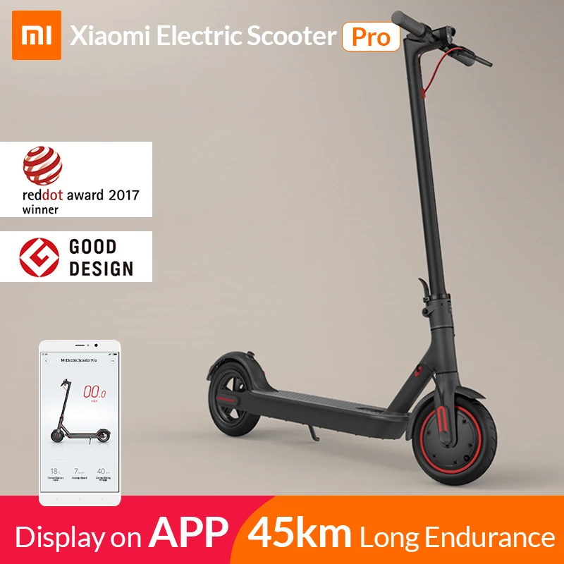 Sale 2019 Xiaomi Mi Electric Scooter Mijia M365 Pro Smart E Scooter Skateboard Mini Foldable Hoverboard Longboard Adult 45km Battery 0