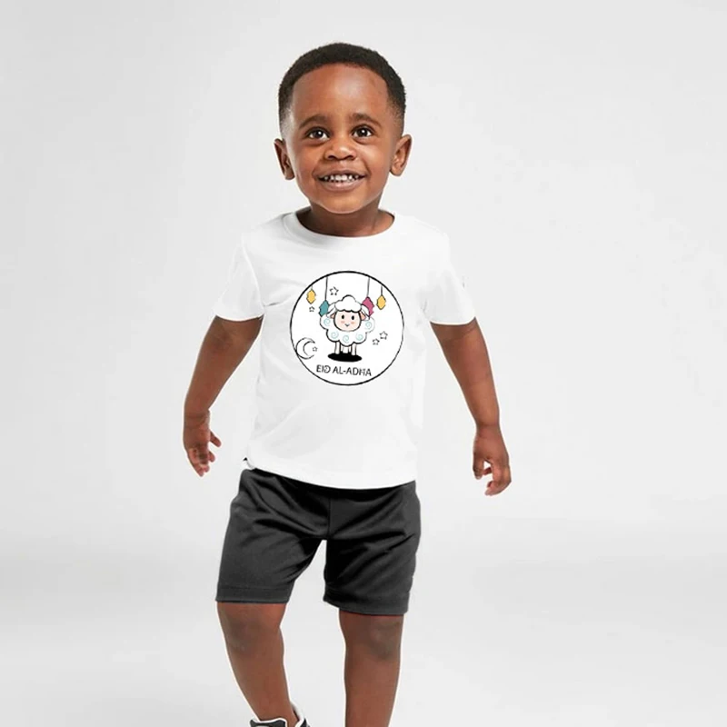 Garçons Enfants T-shirt Court Set Motif fashion tenue d'été 