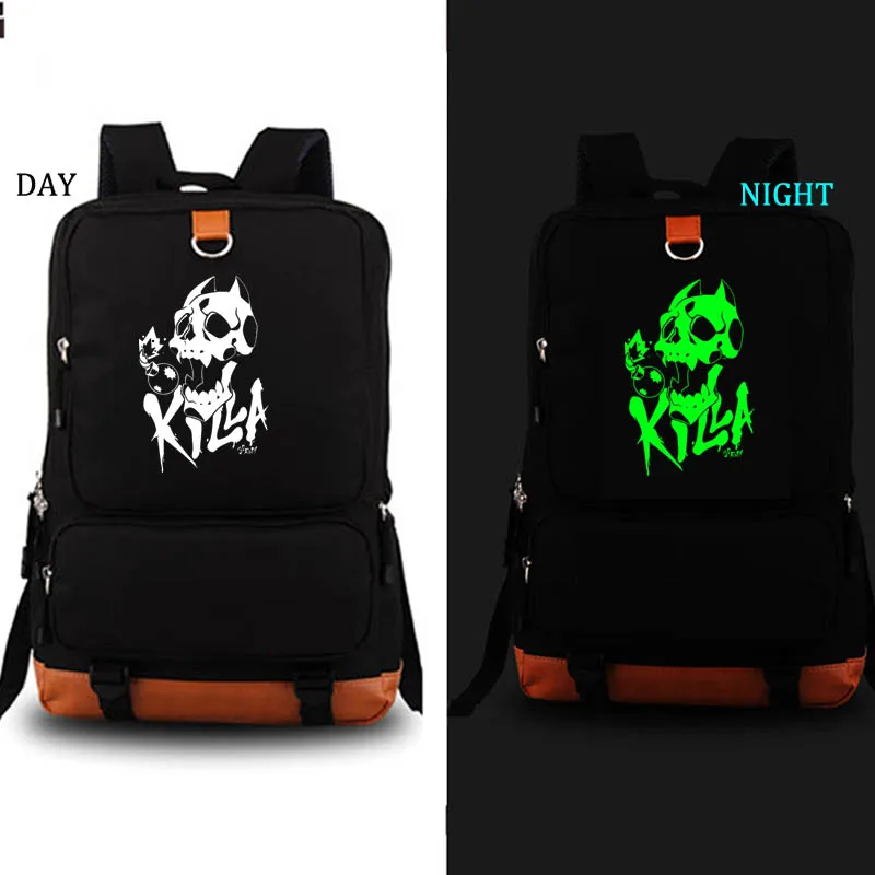style1 black Джоджо рюкзак для путешествий студент школьный рюкзак ноутбук рюкзак для отдыха Повседневный Рюкзак несколько стилей - Цвет: style1 black