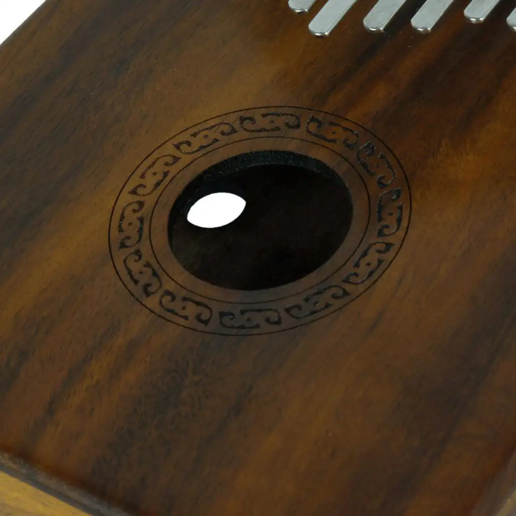 1 Set EQ Electric Kalimba Thumb Piano 17 Keys Mbira Wood Gift for Kids Friends